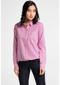 Eterna, Damen Bluse, Pink / Weiß