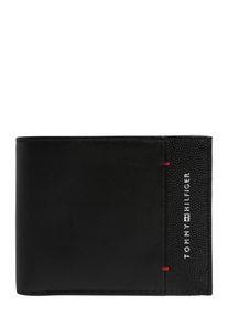 Tommy Hilfiger, Herren Portemonnaie 'Business Mini CC', Rot / Schwarz / Weiß