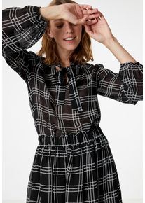 Hallhuber, Damen Bluse, Schwarz / Wei&szlig;