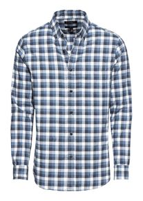 Banana Republic, Herren Hemd 'GR FL MULTI GINGHAM', Navy / Naturwei&szlig;