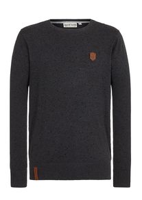 Naketano, Herren Pullover, Dunkelgrau / Schwarz