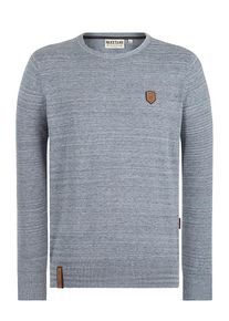 Naketano, Herren Pullover 'MDMA macht aha', Rauchblau