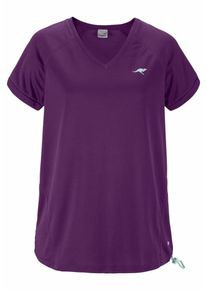 Kangaroos, Damen T-Shirt, Pflaume