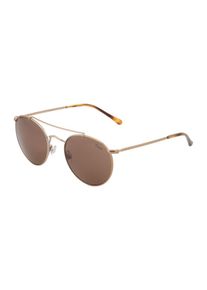Polo Ralph Lauren, Herren Casual Sonnenbrille mit Metall-Gestell, Braun / Bronze