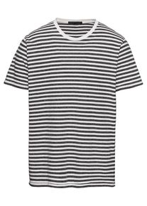 Drykorn, Herren Shirts 'SAMUEL', Dunkelgrau / Weiß
