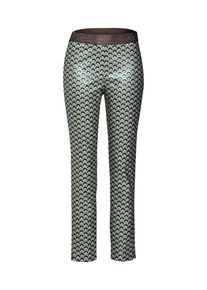 Laurèl LAUREL, Damen Hose '82019', Taupe / Smaragd