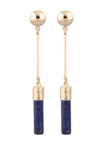 ABOUT YOU, Damen Ohrstecker 'Defne', Blau / Gold