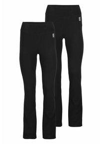 H.I.S. H.I.S, Damen Jazzpants (Packung, 2er-Pack), Schwarz