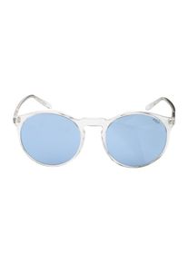 Polo Ralph Lauren, Damen Casual Sonnenbrille mit Panto-Gestell, Hellblau / Transparent