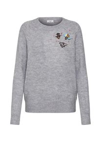 Jacqueline de Yong, Damen Pullover 'Diamond', Grau