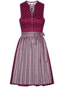 Spieth & Wensky SPIETH & WENSKY, Damen Dirndl "Hester" mini, Dunkelrot
