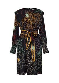POSTYR, Damen Kleid 'LIVIA', Gold / Schwarz