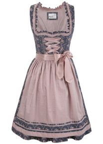 Marjo, Damen Dirndl, Violettblau / Rosa