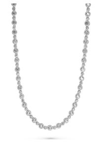 C-Collection, Damen Kette, Silber / Transparent