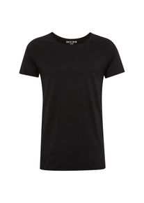 Review, Herren T-Shirt 'RAGLAN ONECK LL', Schwarz