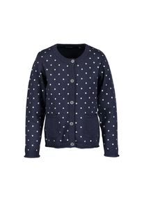 Blue Seven, M&auml;dchen Strickjacke, Ultramarinblau / Wei&szlig;