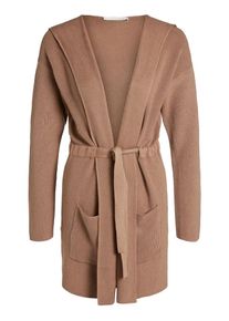 Oui, Damen Strickjacke, Braun