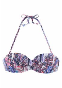 Sunseeker, Damen Bügel-Bandeau-Top 'Gipsy', Blau / Navy / Dunkelblau / Pink / Rosa / Weiß