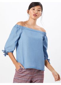 Véro Moda VERO MODA, Damen Bluse 'VMMIA OFF SHOULDER TIE SLEEVE TOP GA', Blue Denim