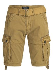 INDICODE JEANS, Herren Shorts 'Bolton', Chamois