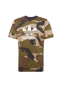 adidas originals, Herren Shirt 'CAMO TEE', Gr&uuml;n