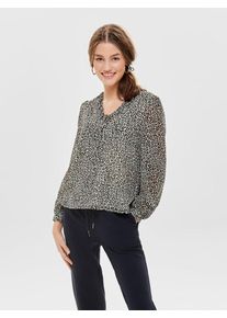 Only, Damen Oberteil, Brokat / Schwarz / Weiß
