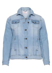 sheego Trend, Damen Jeansjacke, Blue Denim