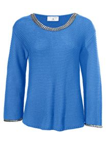 Heine, Damen Oversized-Pullover, Himmelblau