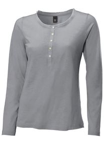 Heine, Damen Rundhalsshirt, Hellgrau