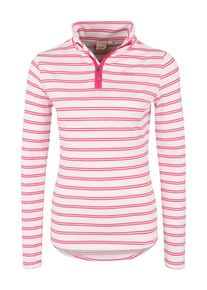 Protest, Damen Sportshirt 'Meadow', Pink / Wei&szlig;