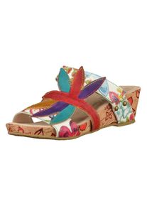 Laura Vita, Damen Pantoletten, Mischfarben / Rot