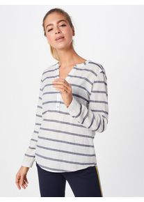 Tom Tailor Denim, Damen Bluse, Navy / Weiß