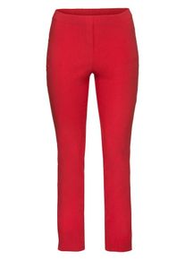 sheego Casual, Damen Stoffhose, Rot