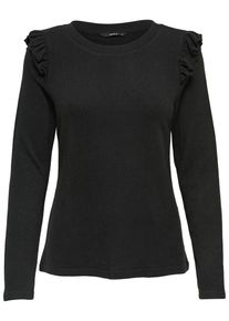 Only, Damen Strickpullover, Schwarz