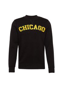 Jack & Jones JACK & JONES, Herren Sweatshirt 'JORNEVADA SWEAT CREW NECK', Gelb / Schwarz