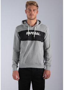 Kaporal5 Kaporal, Herren Sweatshirt 'Sybus', Grau / Schwarz / Weiß