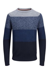 Jack & Jones JACK & JONES, Herren Pullover, Nachtblau / Azur / Himmelblau / Blaumeliert