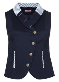 Joe Browns, Damen Weste mit Schalkragen, Marine / Hellblau