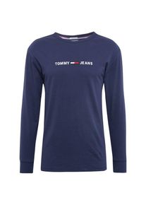 Tommy Jeans, Herren Langarmshirt 'TJM SMALL TEXT LONGSLEEVE', Dunkelblau
