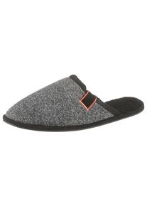 Superdry, Herren Pantoffel, Schwarz