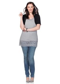 sheego Casual, Damen Bolero, Schwarz