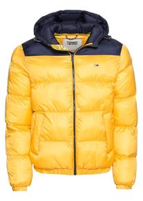 Tommy Jeans, Herren Steppjacke 'TJM TOMMY CLASSICS PUFFA JACKET', Navy / Gelb