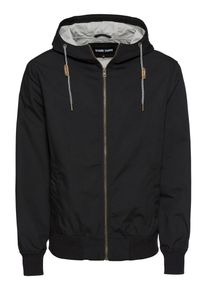 Your Turn YOURTURN, Herren Jacke 'Windbreaker', Schwarz