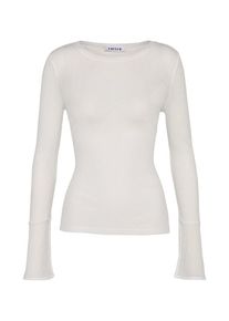EDITED, Damen Langarmshirt 'Zehra', Weiß