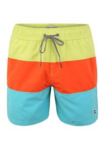 Billabong, Herren Badeshorts 'tribong', Hellblau / Gelb / Orange