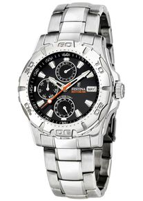 Festina, Herren Quarzuhr »F16242/9«, Schwarz / Silber