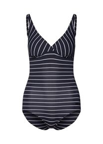 Esprit, Damen Badeanzug 'MOONRISE BEACH AY', Schwarz / Weiß