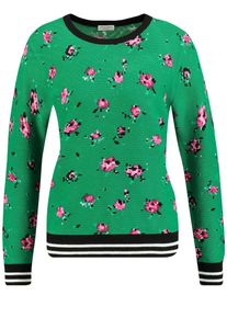 Gerry Weber, Damen Pullover, Gr&uuml;n / Pink