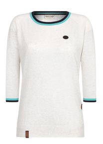 Naketano, Damen Pullover 'Gespreizt wie Gereizt', Weiß