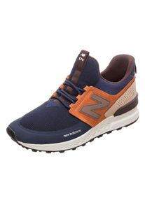 New Balance, Herren Sneaker 'Ms574-Dtx-D', Champagner / Navy / Braun / Dunkelorange